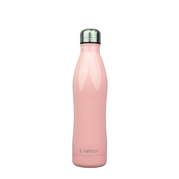Edelstahl-Isolierflasche Freya 500 ml pastellrosa